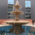 花岗岩三层喷泉石雕水