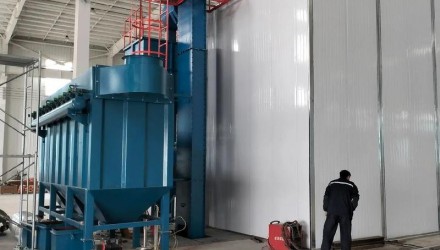 量身定制刮板式喷砂房