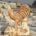 大理石公鸡雕塑石雕大